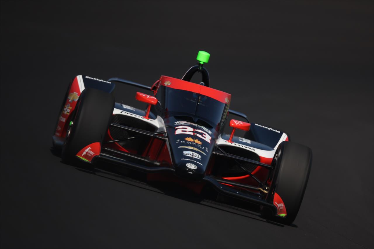 Santino Ferrucci - Indianapolis 500 Practice - By: Chris Owens -- Photo by: Chris Owens
